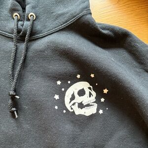 Black Skull Hoodie
